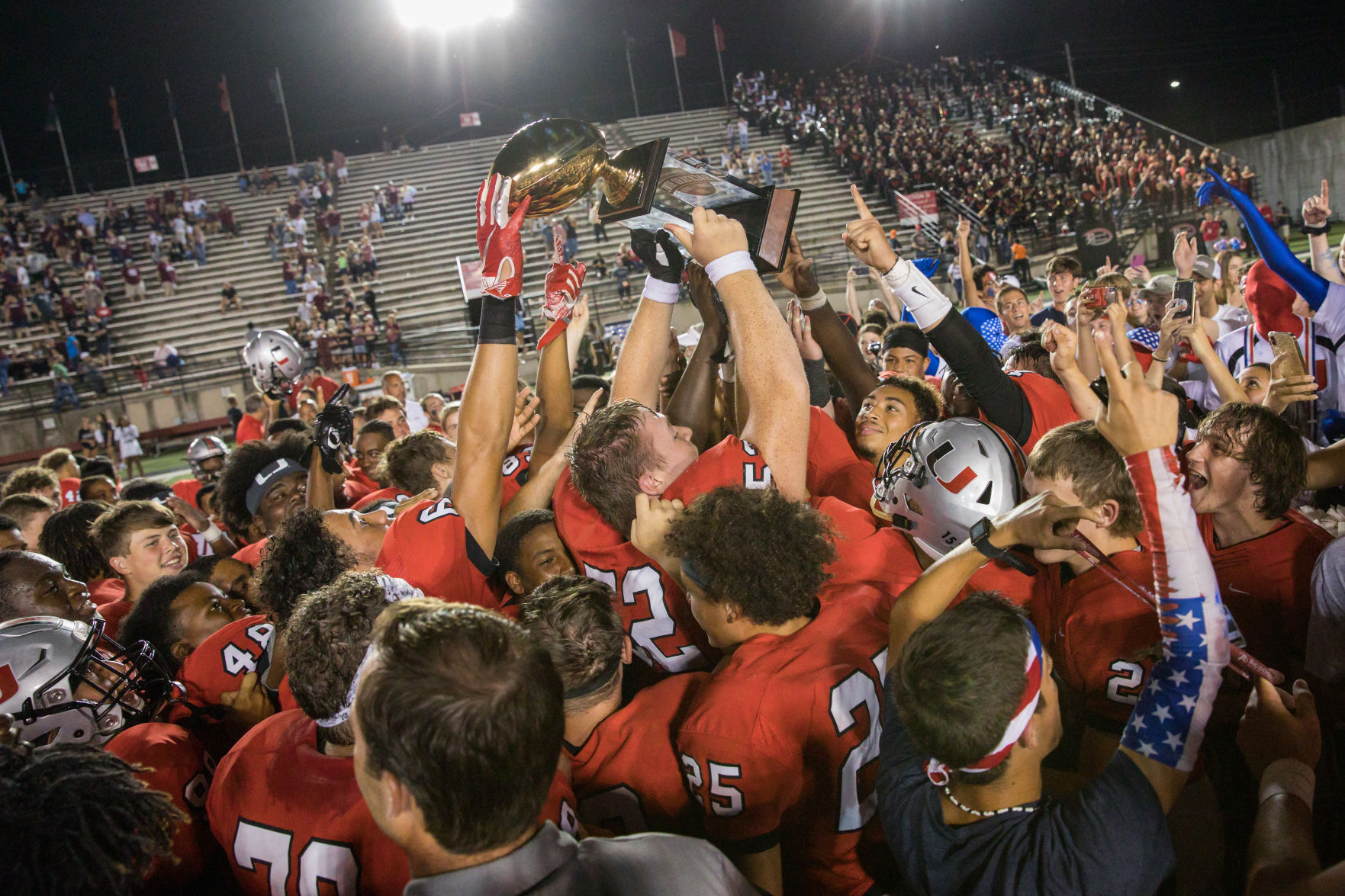 Sept. 13, 2019: Union 35, Jenks 20 (Backyard Bowl)